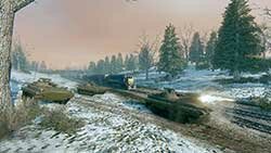 Armored Warfare - танки в лесу